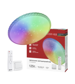 Светильник светодиодный COMFORT MYSTERY-RGB 125Вт 230В 3000-6500K 10000Лм 500x80мм с пультом ДУ IN HOME