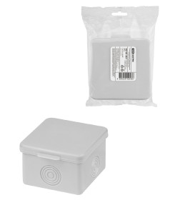 Коробка разветвительная для открытой установки 65х65х50мм IP54 без гермовводов TDM