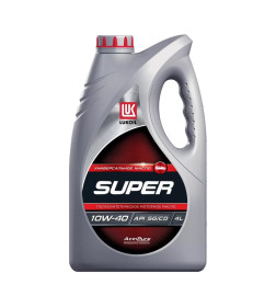 Масло моторное Лукойл Супер 10W-40 полусинт. 4л.