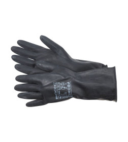 Перчатки КЩС тип 1 р-р 8(M) К80 Щ40, нефть, индивид. уп.