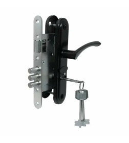 Замок врезной Зенит -ЗВ9-4-2 (черный)