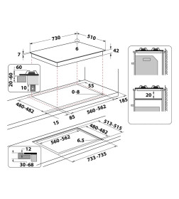 Газовая варочная панель Whirlpool AKWL 728/NB