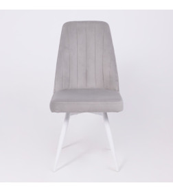 Стул LEONARD M-R1 360, d08 PLATINUM LUX\белый