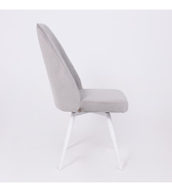 Стул LEONARD M-R1 360, d08 PLATINUM LUX\белый