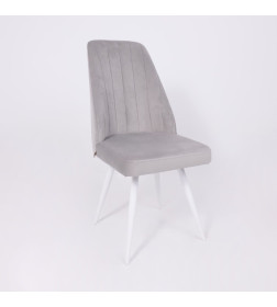 Стул LEONARD M-R1 360, d08 PLATINUM LUX\белый