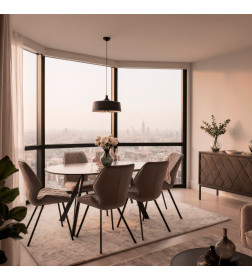 Стул Rafael M, d05 CAPPUCCINO LUX\черный