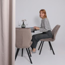 Стул Rafael M, d05 CAPPUCCINO LUX\черный (126599) 