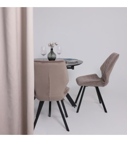 Стул Rafael M, d05 CAPPUCCINO LUX\черный