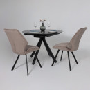 Стул Rafael M, d05 CAPPUCCINO LUX\черный (126599) 