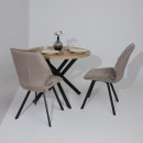 Стул Rafael M, d05 CAPPUCCINO LUX\черный (126599) 