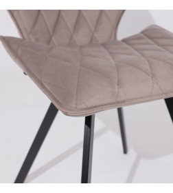 Стул Rafael M, d05 CAPPUCCINO LUX\черный