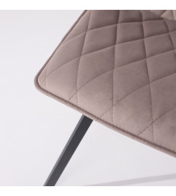 Стул Rafael M, d05 CAPPUCCINO LUX\черный