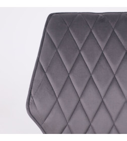 Стул Rafael M, d10 HEMATITE LUX\черный