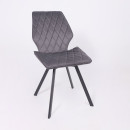 Стул Rafael M, d10 HEMATITE LUX\черный (127416) 