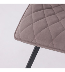 Стул Rafael М, b05 LATTE LUX\черный