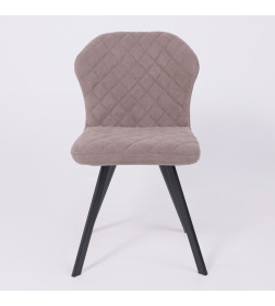 Стул ROBBY D, b05 LATTE LUX\черный