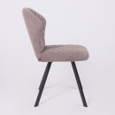 Стул ROBBY D, b05 LATTE LUX\черный (127427) 