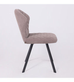 Стул ROBBY D, b05 LATTE LUX\черный