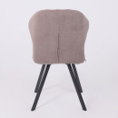 Стул ROBBY D, b05 LATTE LUX\черный (127427) 