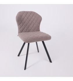 Стул ROBBY D, b05 LATTE LUX\черный