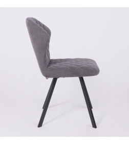 Стул ROBBY D, b28 ANTRACITE LUX\черный