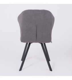 Стул ROBBY D, b28 ANTRACITE LUX\черный