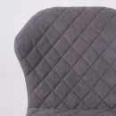 Стул ROBBY D, b28 ANTRACITE LUX\черный (127428) 