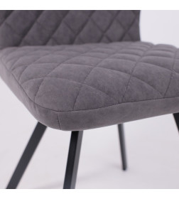 Стул ROBBY D, b28 ANTRACITE LUX\черный