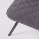 Стул ROBBY D, b28 ANTRACITE LUX\черный (127428) 