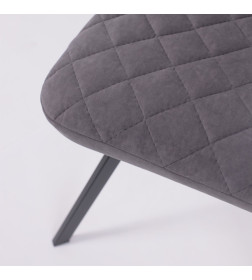 Стул ROBBY D, b28 ANTRACITE LUX\черный