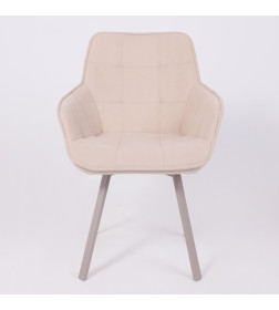 Стул ROMEO 360, b03 CREAM LUX\капучино