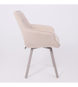 Стул ROMEO 360, b03 CREAM LUX\капучино