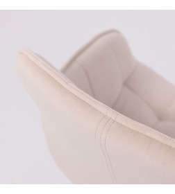 Стул ROMEO 360, b03 CREAM LUX\капучино