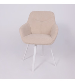 Стул ROMEO SMILE 360, b03 CREAM LUX\белый