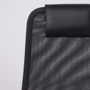 Кресло офисное Iris Chrome, DMS, крестовина хром. сетка черная (127380) 