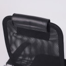 Кресло офисное Iris Chrome, DMS, крестовина хром. сетка черная (127380) 