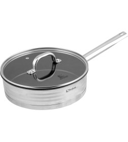 Сотейник с крышкой, 24х6,5 см, антипригарное покр., серия MILAGROS PERFECTO LINEA