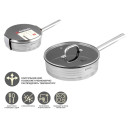 Сотейник с крышкой, 24х6,5 см, антипригарное покр., серия MILAGROS PERFECTO LINEA (55-012465) 