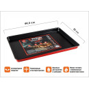 Форма для выпечки, прямоугольная, 44,5х30 см, антипригарное покрытие, CHEF,  PERFECTO LINEA (16-442925) 