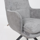 Стул TRUMP-R 360, g22 GRAPHITE шенилл LUX - Graphite замша LUX\черный (126503) 