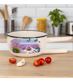 Ковш эмалированный 1,5 л "Лето в провансе" С-2008/4ЖмЭК Лысьвенский завод