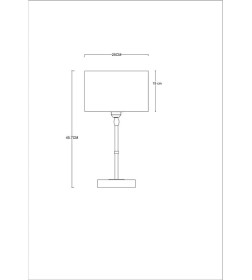 Лампа настольная декоративная Arte Lamp JAMIE A4090LT-1BK