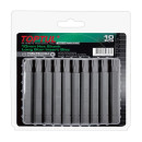 Насадка TORX T30 75мм LONG 10шт блистер TOPTUL (FSEB1230G) 