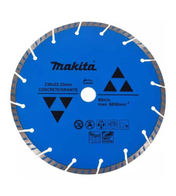Алмазный круг 230x22,23x7  мм по бетону Turbo "Эконом" MAKITA