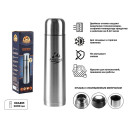 Термос, 1000 мл, нержавеющая сталь, ARIZONE (27-793701) 