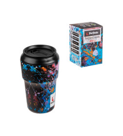 Термокружка, 450 мл, нержавеющая сталь, dark splash, серия 3D, PERFECTO LINEA