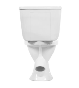 Унитаз напольный Твист нижний подвод, сиденье полипропилен, косой выпуск WH30.2.195