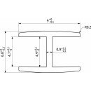 Планка соединительная 4мм L=600мм,матовая (35657) 