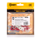 Наконечник кольцевой НКИ 1,5-6 с ПВХ изоляцией (30шт.)  КВТ (91000) 