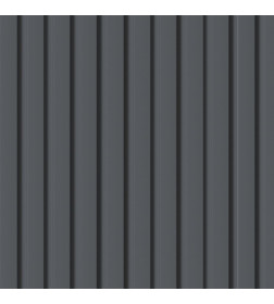 Панель стеновая реечная МДФ STELLA Beats De Luxe Black Lead 2700X119X16 мм